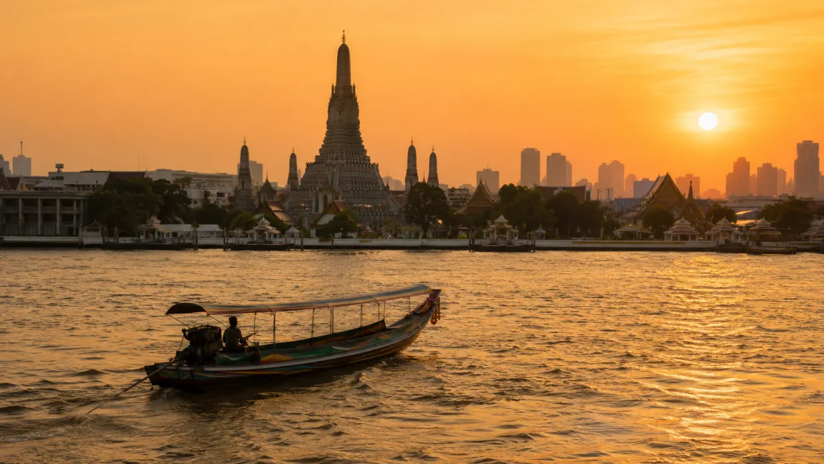 Bangkok: el Gran Palacio y templos junto al río Chao Phraya